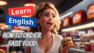 How to order fast food | English Speaking Practice | Daily Conversations