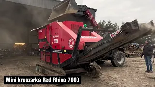 Mini kruszarka szczękowa Red Rhino 7000 - krótki test przedsprzedażowy!