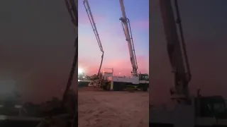 Concrete Pump Accident about ready to happen.