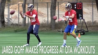 Jared Goff is a work in progress at Rams OTA workouts