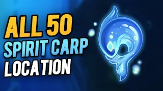 All 50 Spirit Carp Locations |  Genshin Impact 4.4