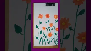 easy flower drawing#video#trending#new#subscribe