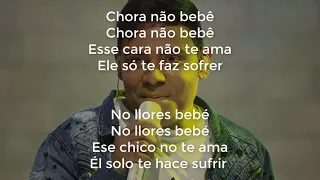 Pablo - Chora não bebê - No llores bebé - Letra En Español & Portugués - Traducido Al Español