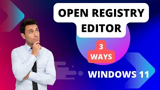 How to Open the Windows Registry Editor (Step-by-Step Guide)