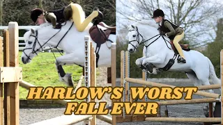 HARLOW'S WORST FALL EVER! SO SCARY!