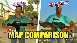 GTA Vice City vs. Vice City Stories - Map Comparison #1