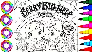 Colouring Drawings Strawberry Shortcake Berry Big Help in Sparkle Shoes Coloring Pages