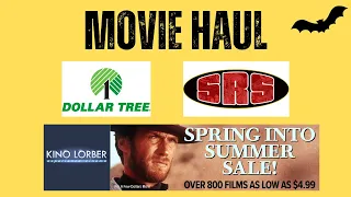 Movie Haul - Dollar Tree, SRS Cinema, & Kino Lorber Spring Into Summer Sale 2022!!