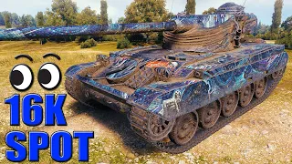 AMX 13 105 - 16K SPOT DAMAGE - World of Tanks