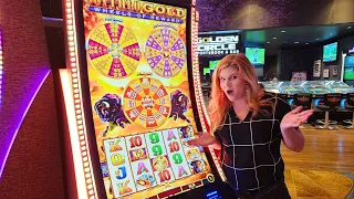 I Found the NEW Buffalo GOLD Wheels of Reward Slot Machine in Las Vegas!