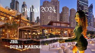 Dubai Vlog🇦🇪 JBR- The Walk | JBR Walking Tour |Dubai Marina |Bluewaters Island |JBR Beach 🏖️ Dubai