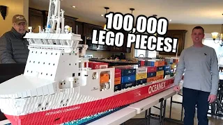 Massive LEGO Container Ship Oceanex Connaigra 🇨🇦