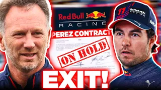 Horner Drops Bombshell: Red Bull In No Rush To Extend Perez His Contract!