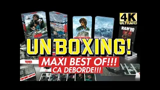 RAMBO: FIRST BLOOD ★ CA DÉBORDE CE MAXI COLLECTOR!!! STEELBOOK 4K UHD PREMIUM UNBOXING ZAVVI