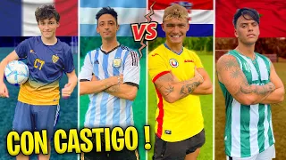 RETO de FUTBOL MUNDIALISTA con IAN LUCAS, TEO DM y NICK SICARO !