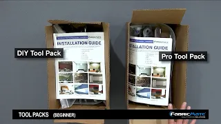 DIY and Pro Tool Packs - Fabricmate® Site-Fabricated Fabric Wall Finishing System