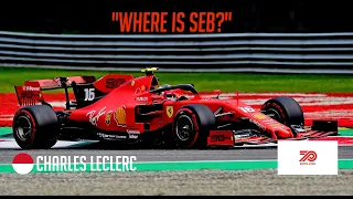 Leclerc "CARRYING SLOW FERRARI"  RADIO | F1 70th Anniversary Grand Prix 2020