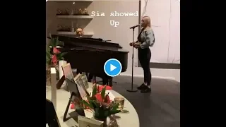 Sia singing with John Legend 'Show Me'