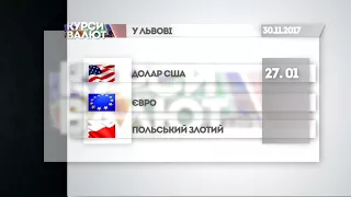 Курси валют та прогноз погоди на 1 грудня