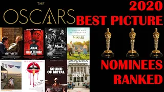 Ranking all 8 2020 Best Picture Nominees from Worst to Best!