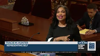 Judge Tracie Hunter argues before the Ohio Supreme Court about corrupt judges and prosecutors.