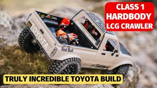 Class 1 ultimate scale RC crawler with RC4wd Toyota hardbody and G-Speed Low CG chassis