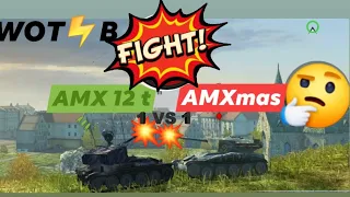 AMXmas Vs. AMX 12 t 🤔 Which one is better? WOTB ⚡ WOTBLITZ ⚡ WORLD OF TANKS BLITZ GAMEPLAY
