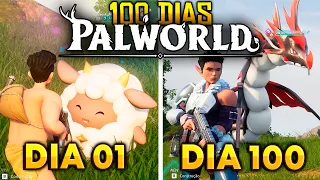 SOBREVIVI 100 DIAS ZERANDO O PALWORLD EM DUO - O FILME