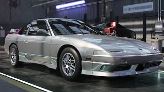 NFS: Heat - Nissan 180SX Type X 1996 Customization (Race Build)!!