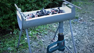 How to Make a Portable Charcoal Forge at Home | DIY |