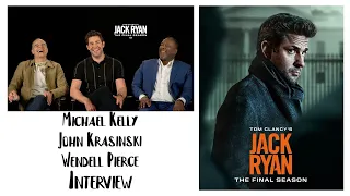 John Krasinski & cast comparing Jack Ryan with The Office, The Wire & House of Cards | Interview