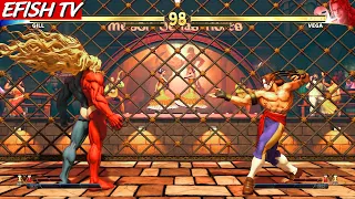 Gill vs Vega (Hardest AI) - Street Fighter V