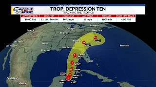 Tropical Depression Ten expected to reach hurricane status before landfall: Tropics Update 8-26-2023