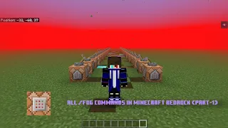 All /fog Commands in Minecraft Bedrock (part-1) |