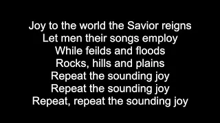 Joy to the World lyric video