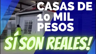 ANÁLISIS - CASAS PREFABRICADAS  CHINAS de 10 mil pesos sí son reales: experiencia de compra