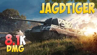 Jagdtiger - 5 Kills 8.1K DMG - 100%! - World Of Tanks
