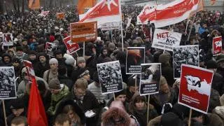 Russians protest against political corruption