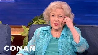 Betty White Is Going To Start Lying About Her Age | CONAN on TBS