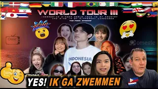 INDONESIAN SINGER WORLD TOUR TO 27 COUNTRIES AND SING IN 27 DIFFERENT LANGUAGES | COUPLE REACTION !