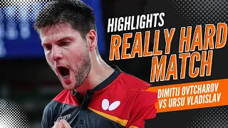 BEST POINTS OF A VERY CLOSED MATCH / URSU VS OVTCHAROV 2022 / HIGHLIGHTS