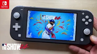 MLB The Show 24 Nintendo Switch Lite Gameplay