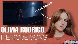 Vocal coach reacts to Olivia Rodrigo- “The rose song”