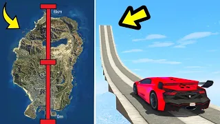 تحدي القفز على طول  خريطة  في جي تي أي 5 / GTA 5 MODS