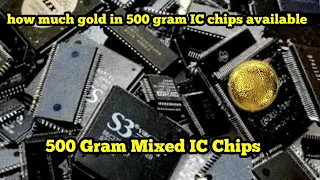 Gold Recovery from/IC Chips,all type of IC chips, how much gold/#How to extract gold from an IC chip