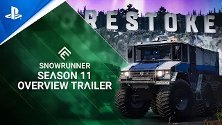 SnowRunner - Season 11 Overview Trailer | PS5 & PS4 Games