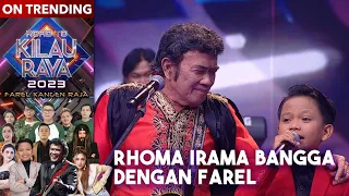 RHOMA BANGGA! Menyaksikan Bakat Nyanyi Farel Prayoga  | ROAD TO KILAU RAYA FAREL KANGEN RAJA