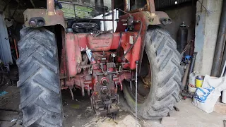 Bleeding International tractor brakes 574