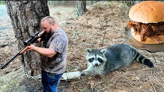 BBQ RACCOON! You’ll NEVER believe me! Raccoon trapping 101. Catch, Clean, Cook