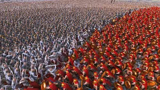 1000 Vs 10000 Спартанцы против Персов  Ultimate Epic Battle Simulator.